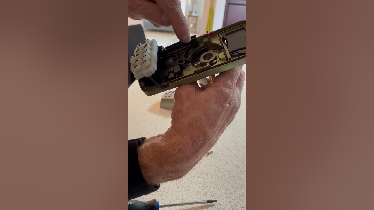 Schlage FE595 Keypad Membrane change YouTube