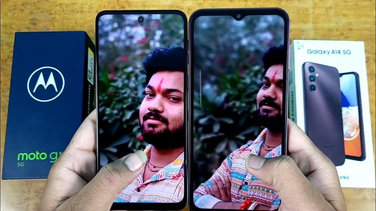 Moto g54 5g Vs Samsung galaxy a14 5g !! camera test !! camera
