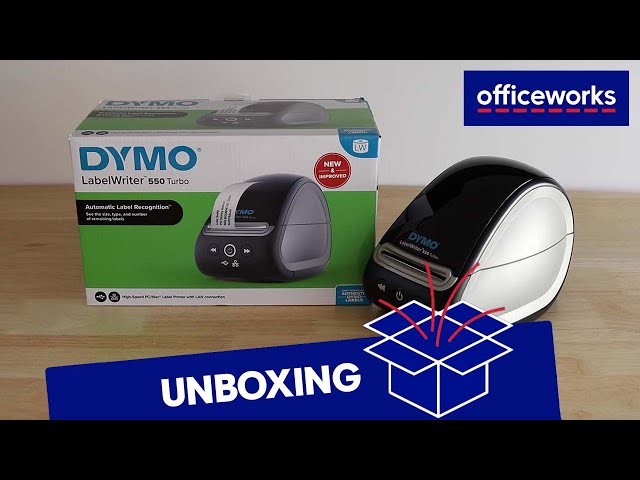 DYMO LabelWriter 550 Turbo Label Printer Unboxing 
