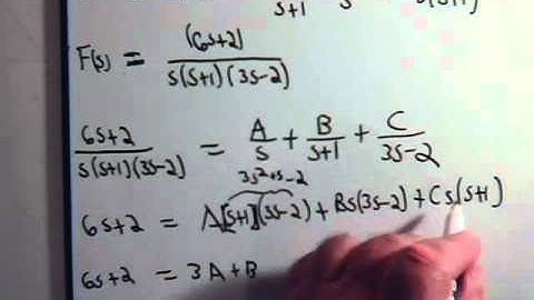 Solving First Order Differential Equations With LaPlace Transform Example 2