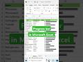 Progress bar in Microsoft Excel #excelhacks #exceltech #exceltipsandtricks #excelshorts