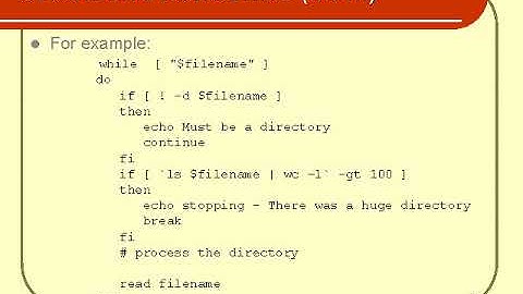 break and continue    - Shell Scripting -42