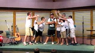 How does Young Life Leader Dislocates Both knees... doing the Chuck Duff Swag