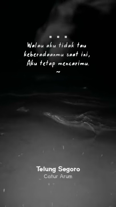 Story WA Lagu Banyuwangi CATUR ARUM - TELUNG SEGORO | Its Story