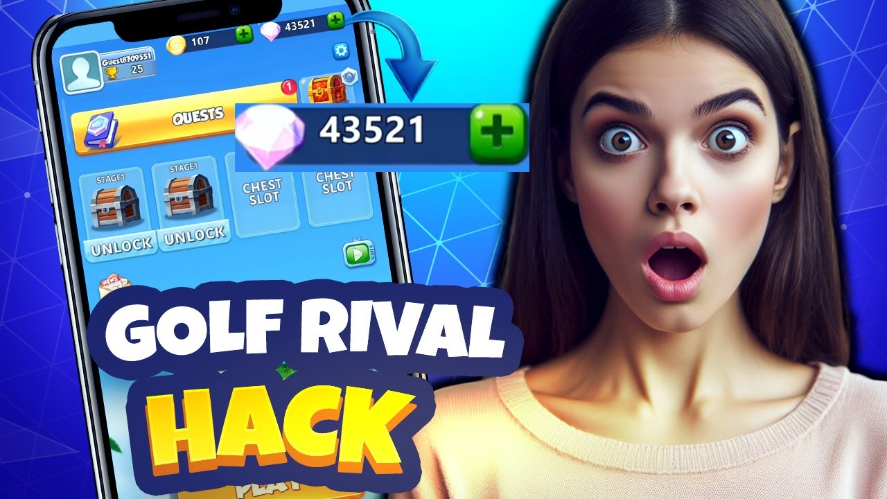Golf Rival Hack/MOD 2025 - How to Get Unlimited Gems! iOS Android - YouTube