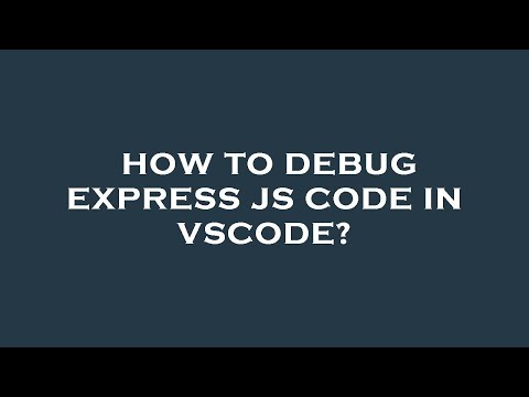 How to debug