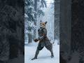 When the Shogun leaves early on a Friday 🦊🕺⚔️