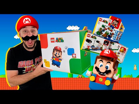 Видео: ПАПА РОБ И LEGO SUPER MARIO: ПРИКЛЮЧЕНИЯ ВМЕСТЕ С МАРИО - НОВЫЙ НАБОР ЛЕГО! 13+