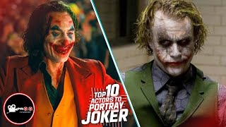 TOP 10 ACTORS WHO PORTRAYED THE ROLE OF THE JOKER | Proo-fessors