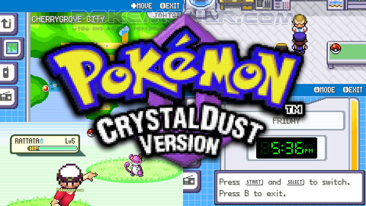 play pokemon crystal dust