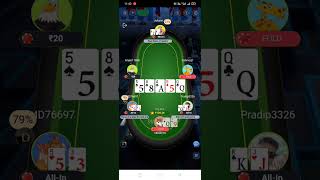 SHORT VIDEO (POKER) how to play poker game  #poker #winzo #pokerstars #how