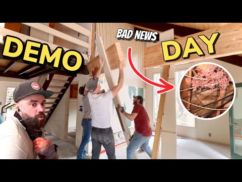 Tearing Apart Our New House || Was This A Big Mistake?