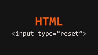 Famous Input Display a Reset Button HTML Example Wealth