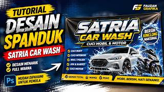Tutorial Desain Spanduk Pakai ChatGPT | Desain Banner Cuci Mobil & Motor