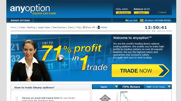Binary Options Now!   Broker Review   AnyOption