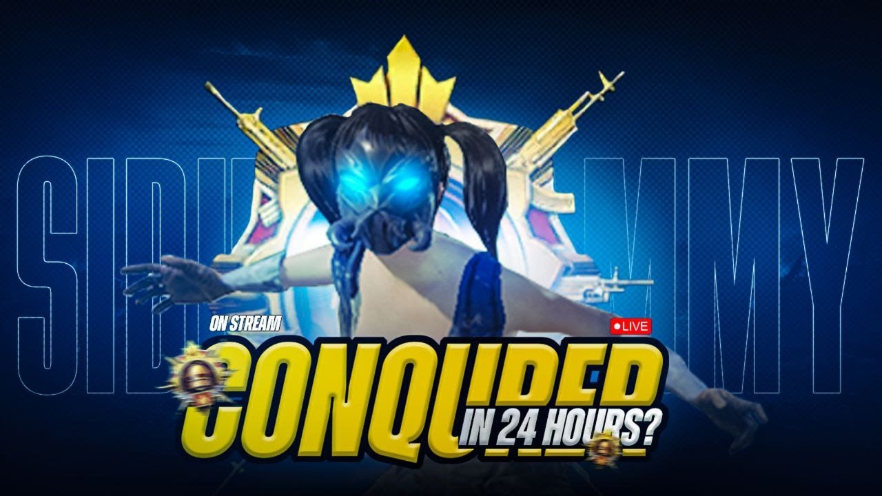 Conqueror Rank Push In 24 Hours Challenge | With Sidhu Hammy YT | PUBG ...