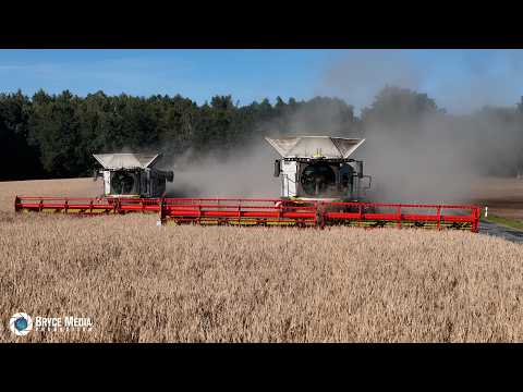🌾2x CLAAS LEXION 8800 im Volleinsatz! | High-Speed Roggenernte +John Deere 8345R -Soundvideo Teil 2
