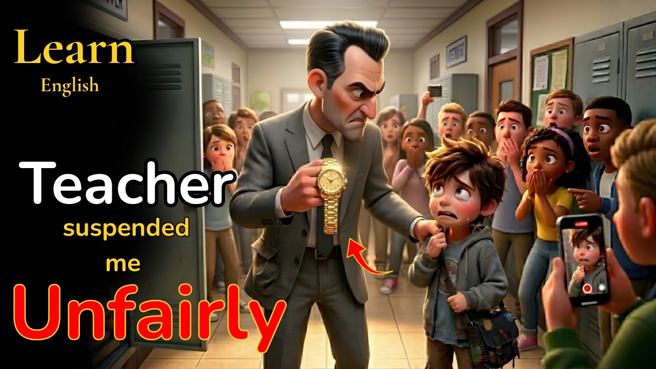 Teacher Called Me a Thief ! | The Locker Search Shocked Everyone | English with conversational story