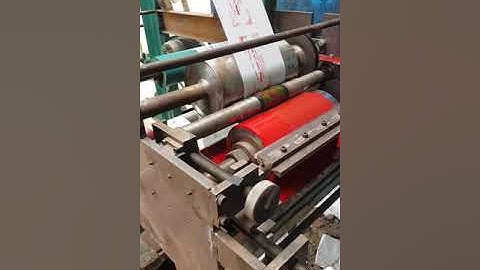 Mấy in flexo  ống đồng khăn lạnh