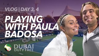 Training with Badosa in Dubai WTA 1000 | Vlog 2