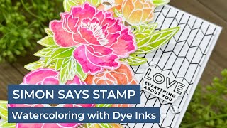 Watercoloring with Dye Inks | Simon Says Stamp