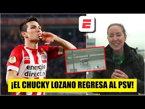 HIRVING LOZANO REGRESA AL PSV. El Chucky Lozano ya aterrizó en Eindhoven | Exclusivos