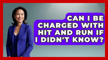 Can I Be Charged With Hit And Run If I Didn