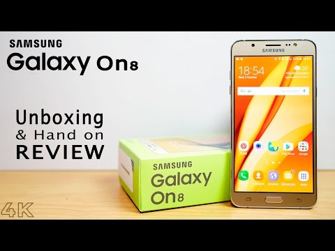 Samsung GALAXY On8 Unboxing & Hands on Review 4K (ft. J7 2016)