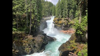 Silver Falls, Mount Rainier National Park, Ohanapecosh River, Washington State