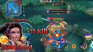 Mlbb | Esmeralda Carried The Team And Got 11 Kills