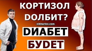 Стресс и высокий кортизол повышают инсулин? Стероидный сахарный диабет 2 типа, гиперкортицизм.