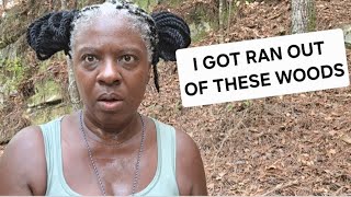 I got ran out the woods @ an Alabama State Park & Slept Camped at a Truck Stop.