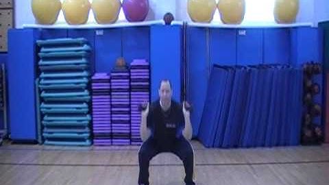 dumbbell squat push press