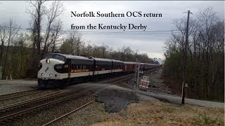 Norfolk Southern's OCS return from Kentucky Derby