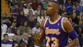 Cedric Ceballos Lakers 31Pts Vs Celtics 1995