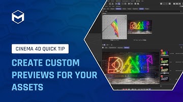 #C4DQuickTip 92: Customize preview thumbnails for your Assets