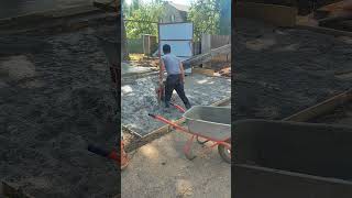 #Фирсановка #заезда на участок #парковка #бетон