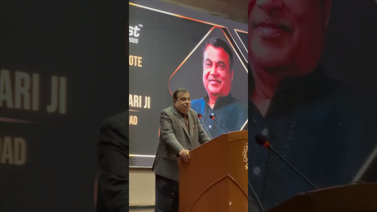 📍𝐌𝐮𝐦𝐛𝐚𝐢 | Addressed students at Tech Fest, organized by IIT Bombay | Nitin Gadkari