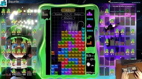 Tetris 99 - Badge Disadvantage - Insane #1 Victory Royale