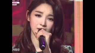 [Music Bank K-Chart] Davichi - I'll be Missing You (2012.02.10)
