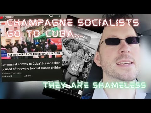 Champagne Socialists go to Cuba, throw rice at kids, & use all the electricity. Embarrassing!