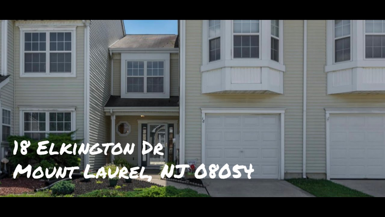 18 Elkington Drive, Mount Laurel NJ Townhouse for Sale YouTube