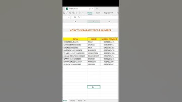 How to Separate Data Columns wise / text to columns #shorts #excel #msexcel #exceltutorial #viral