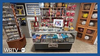 Pacer fan's mancave pays homage to the Blue and Gold