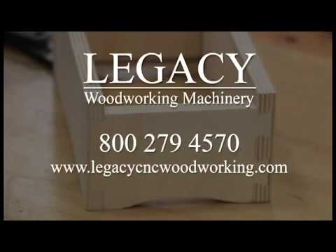 Legacy CNC Half Blind Dovetails on a CNC Table - YouTube