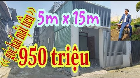 Bán Nhà Bình Dương | 950 triệu 75  m2,góc hai mặt tiền,hẻm xe hơi