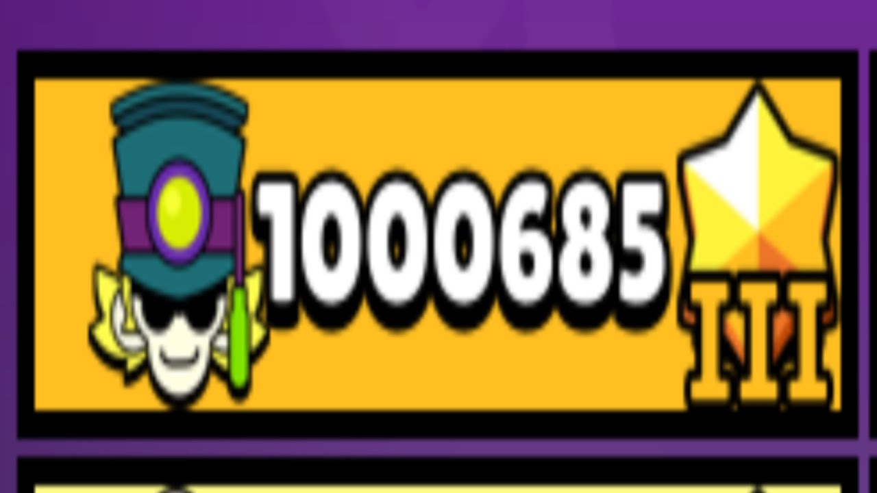 1 Million Chuck Mastery in Brawl Stars