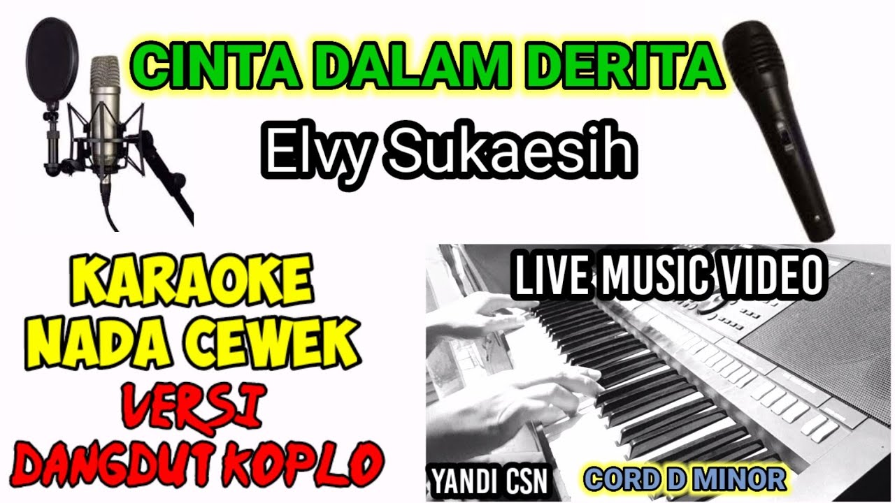 KARAOKE CINTA DALAM DERITA KOPLO NADA WANITA
