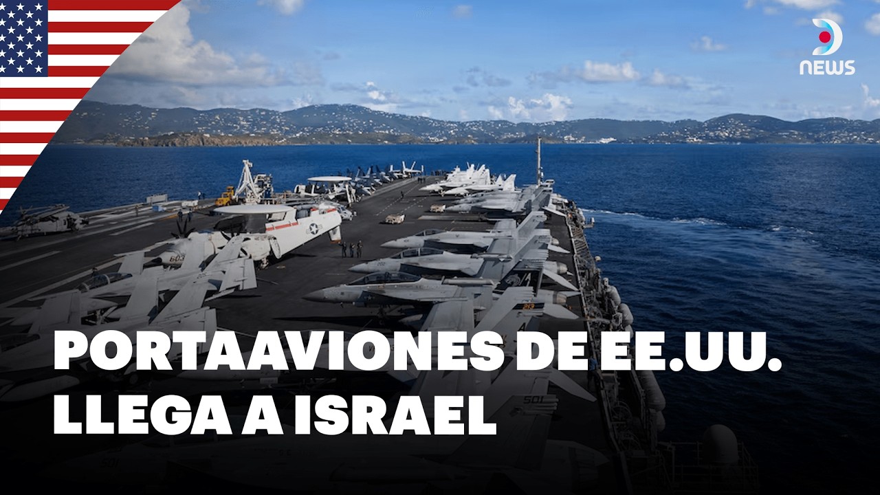 🇺🇸 El portaaviones Gerald R. Ford se suma al despliegue de Estados Unidos contra Irán | DNews
