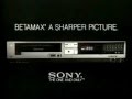 1984 sony betamax a sharper picture than vhs commercial